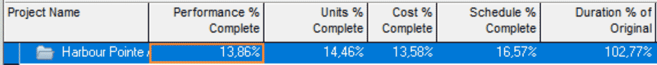Unterschiedliche Arten der Bemessung des Fertigstellungsgrades eines Projektes